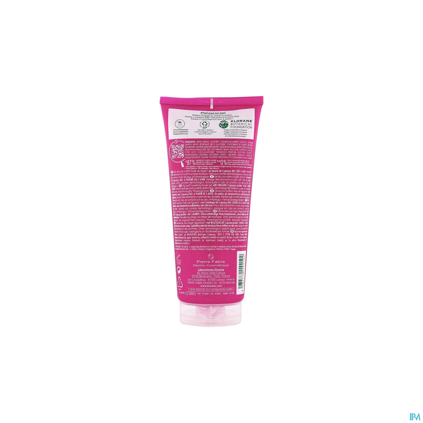 Gel Douche Feuille de Figuier 200ml