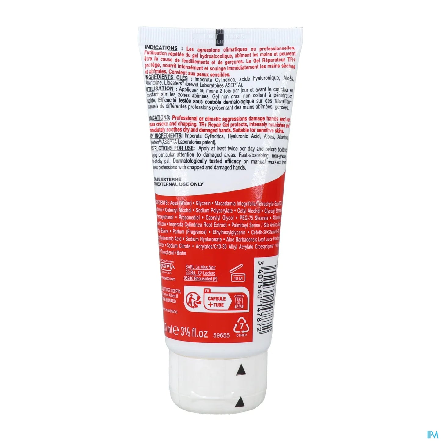 Vita Citral Soin TR+ Gel Réparateur Apaisant 100ml