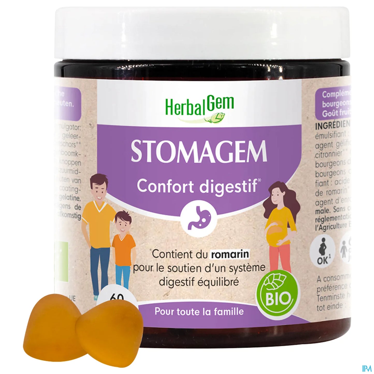 StomaGEM Bio Confort Digestif 60 Gummies