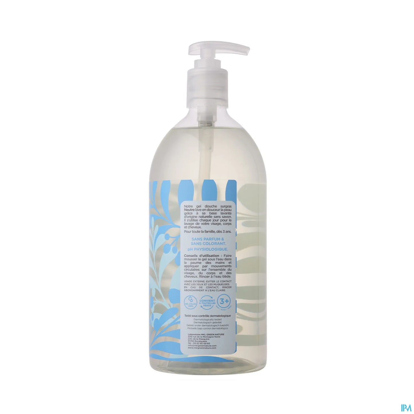 Gel Douche Surgras Bio Neutre - 1L