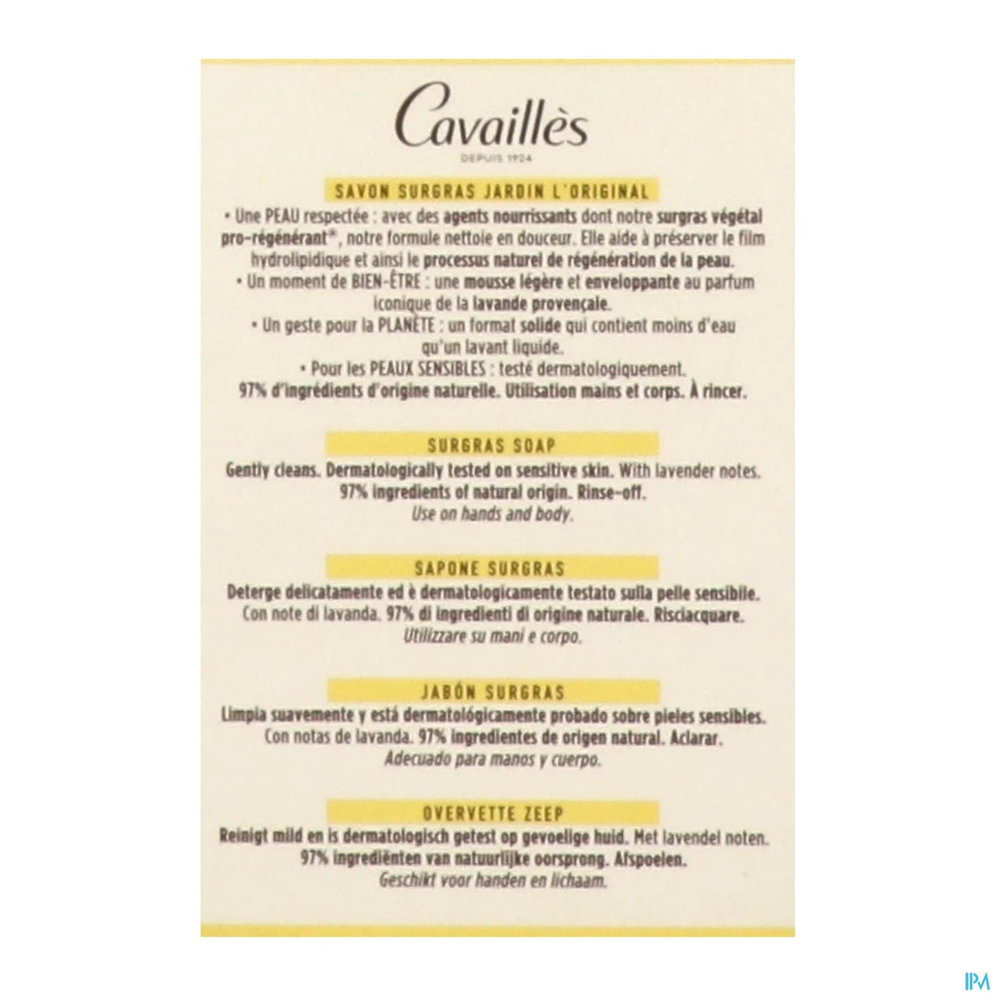 Rogé Cavaillès Savon Solide Jardin L'Original 100G