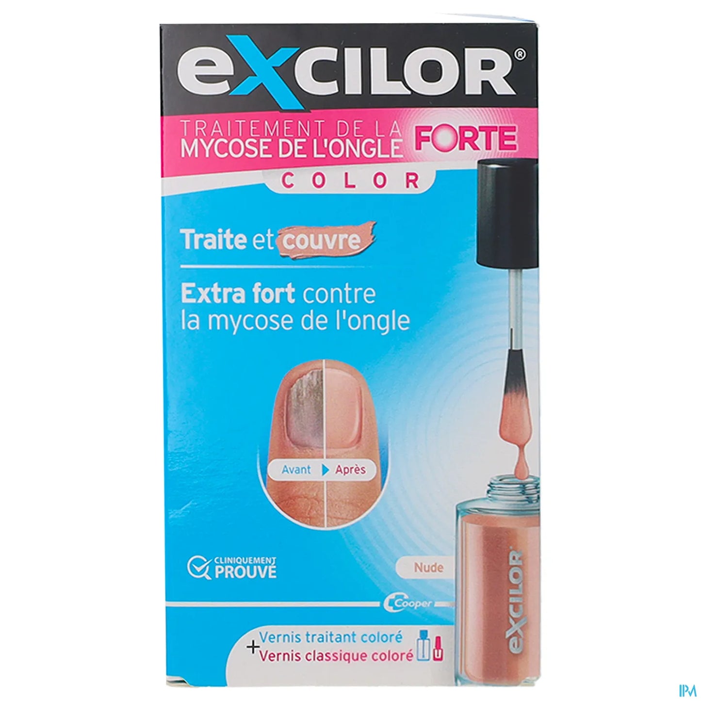 Forte Color Traitement de la Mycose de l'Ongle Nude 30ml + 8ml