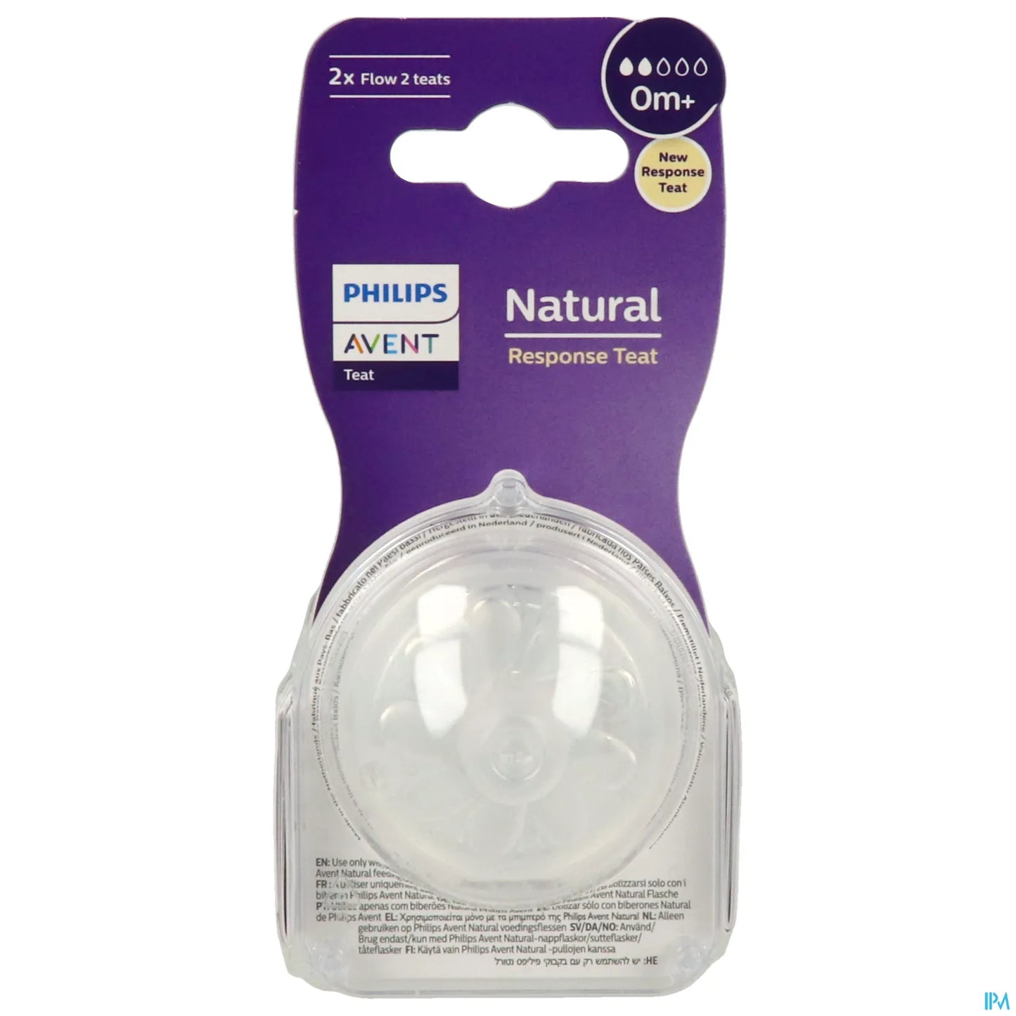 Philips Avent Natural Response Tétine Silicone T2 X2