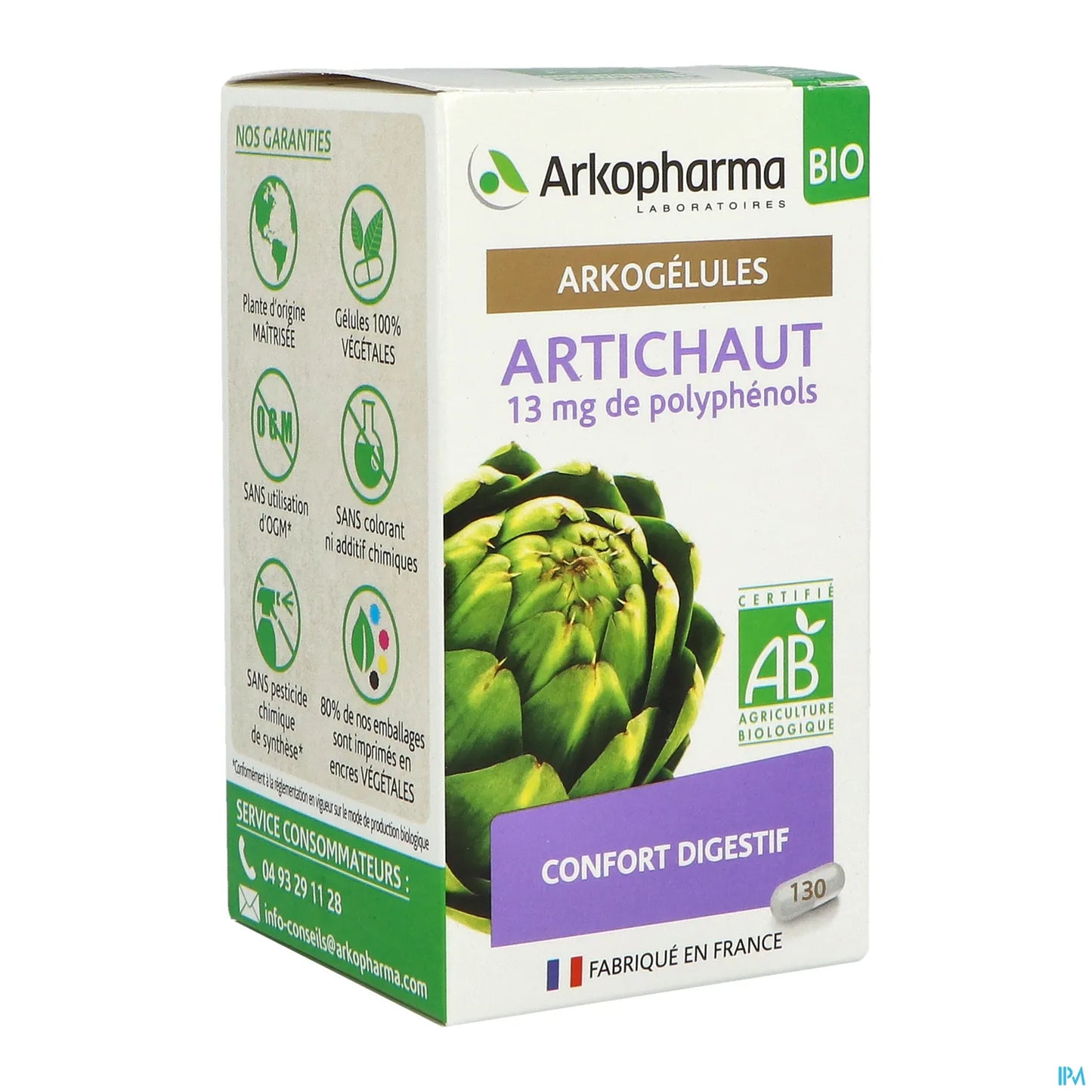 Artichaut Bio 130 Gélules