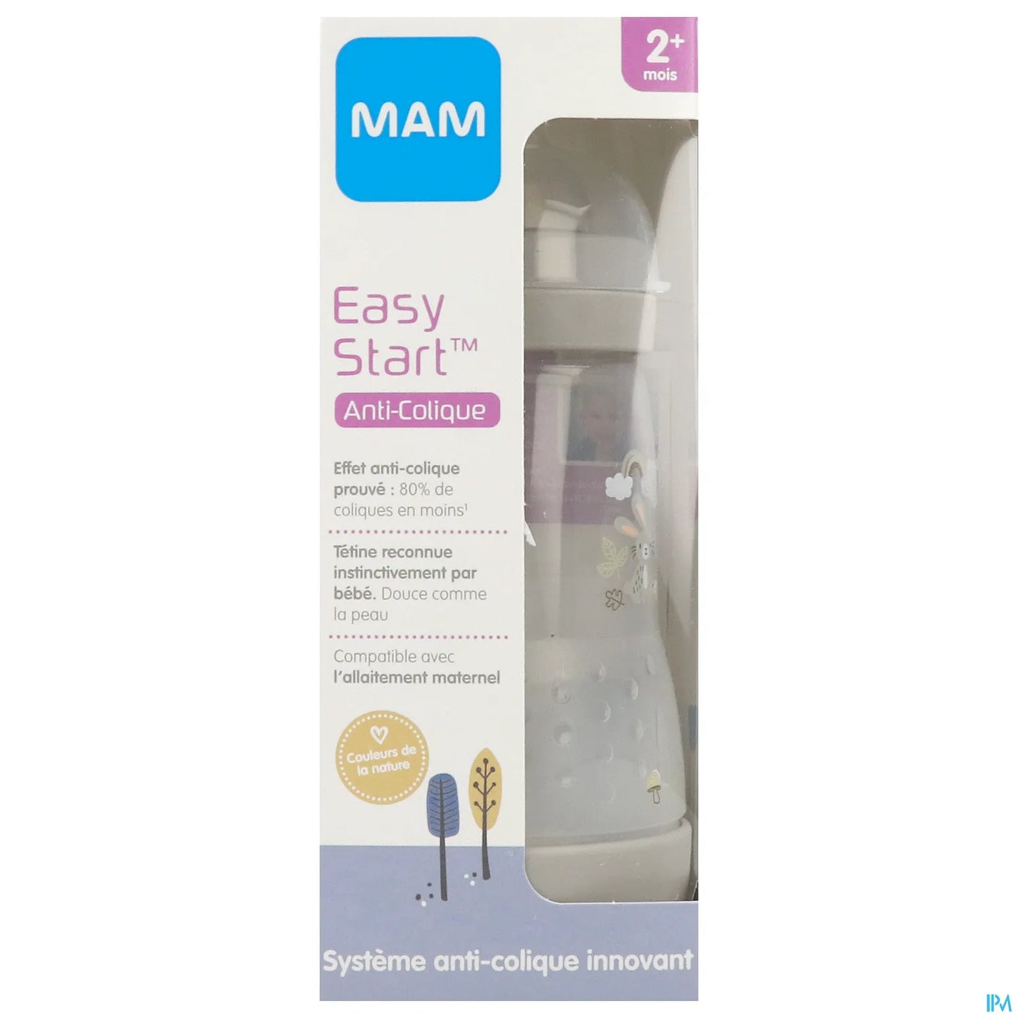 Biberon anti-colica Easy Start 260ml Dune