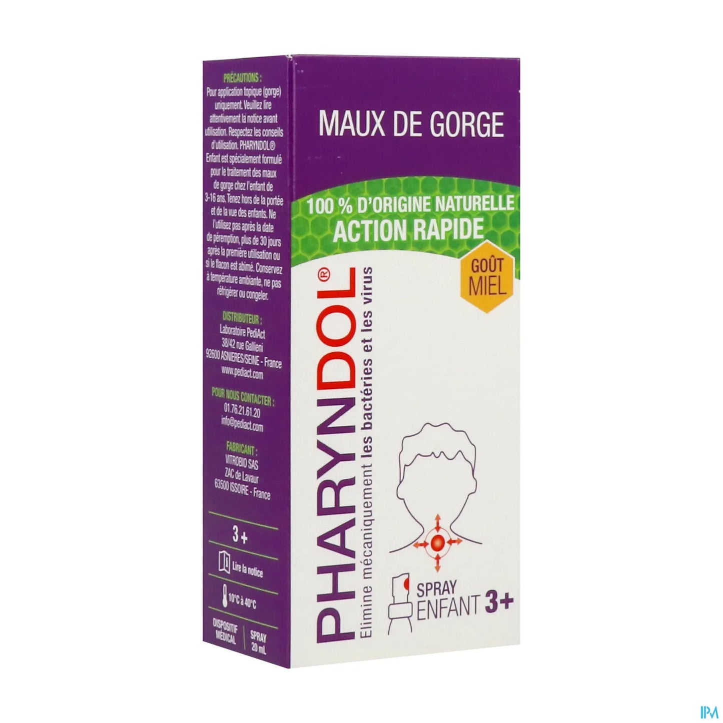 Pharyndol Spray Buccal Enfant 20ml
