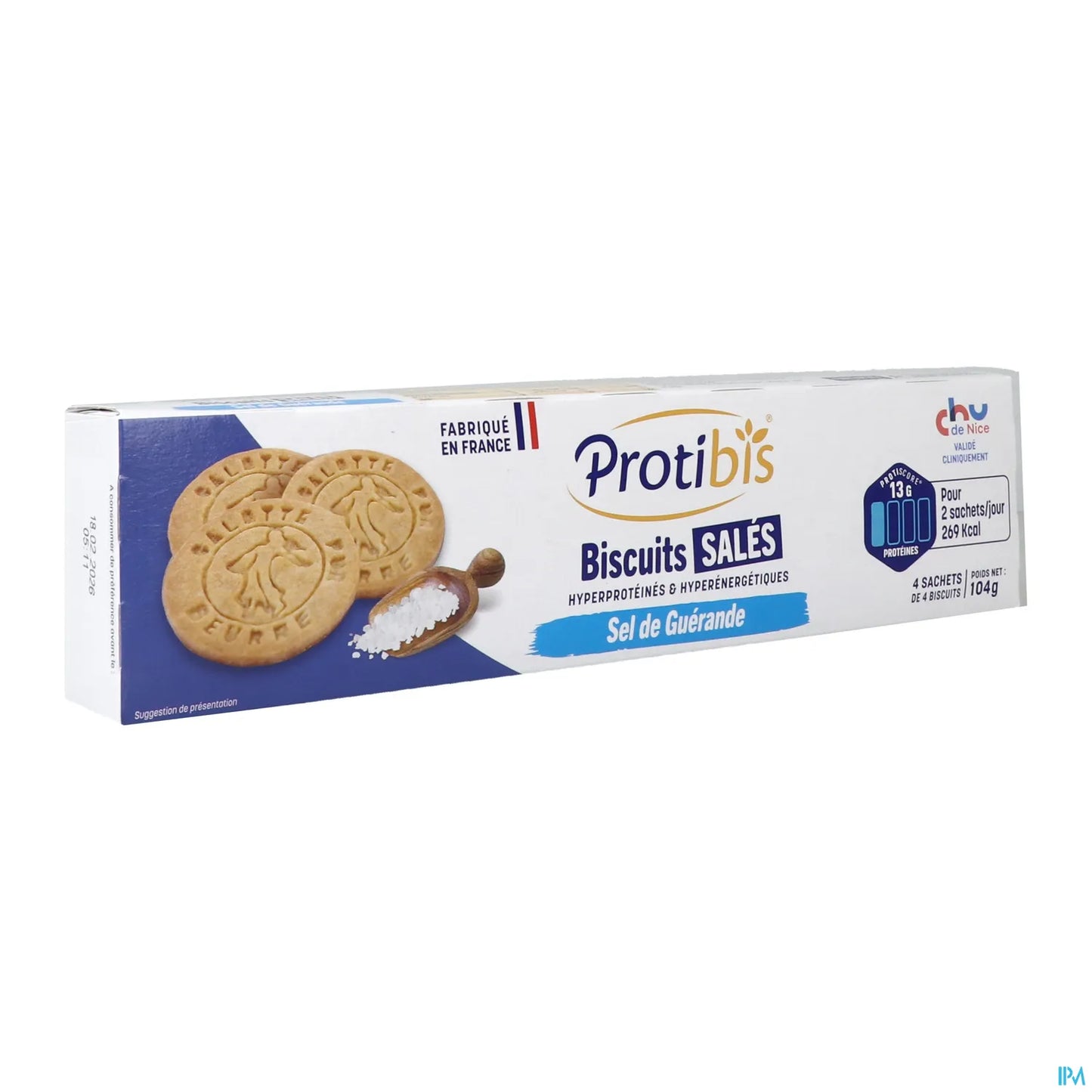 HP-HC Pebbles Salted Biscuit Guérande Salt Box of 16