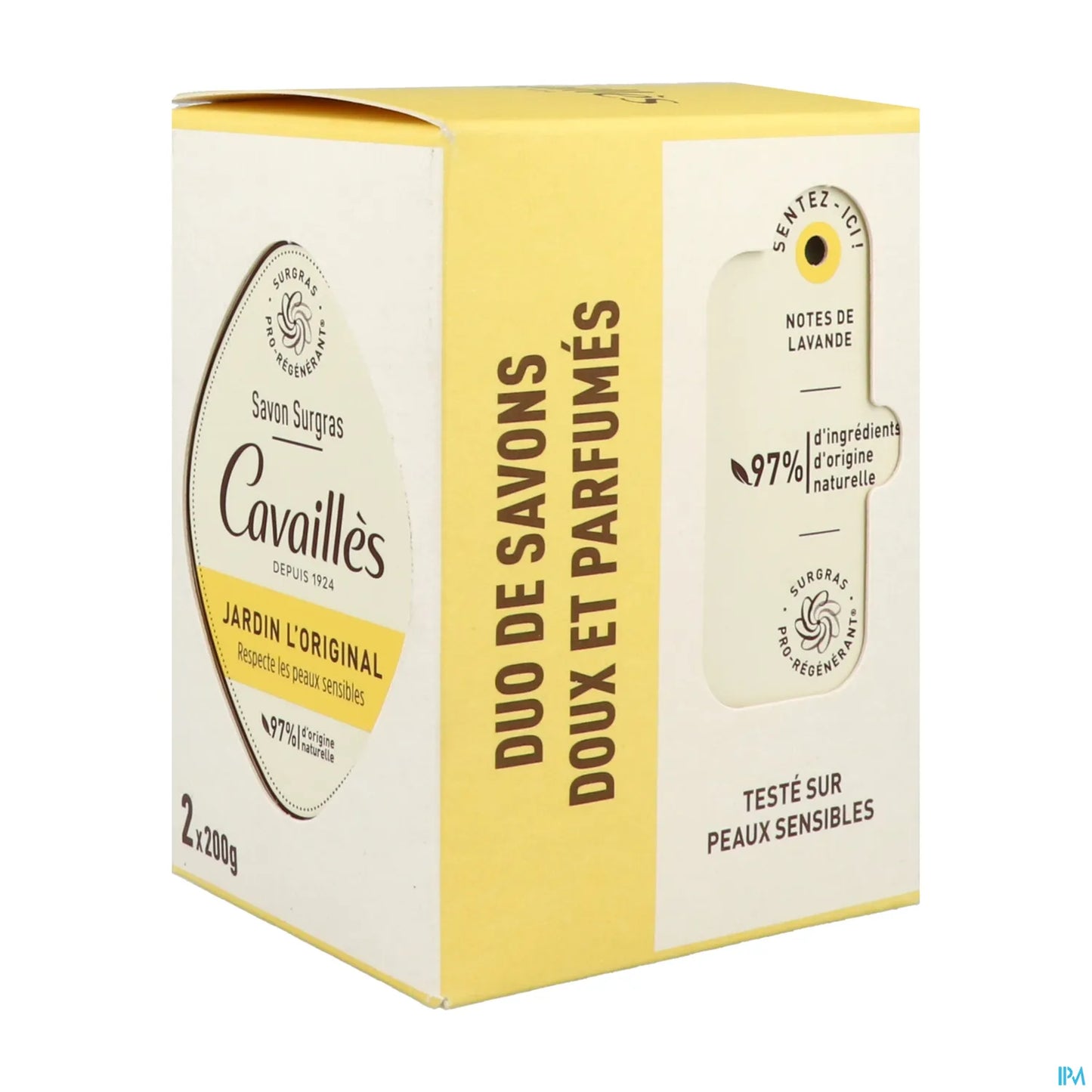 Cavaillès Savon Surgras Jardin l'Original 2 x 200 g