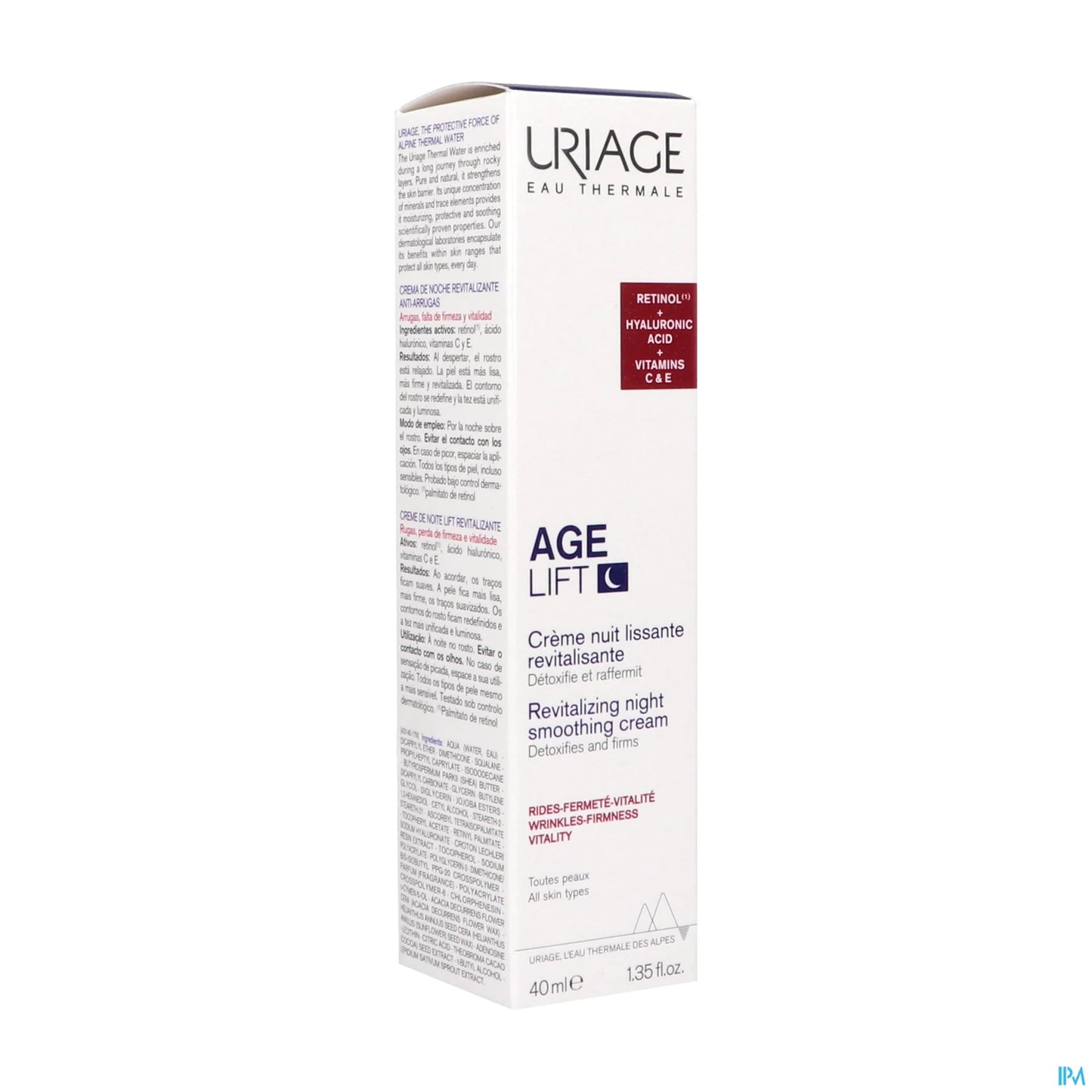 Uriage Age Lift Crème de Nuit Lissante Revitalisante 40 mL