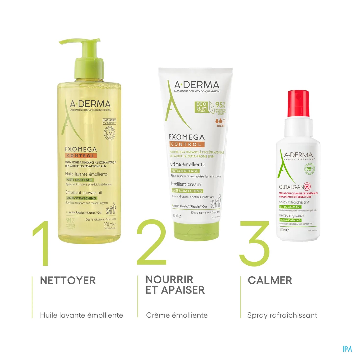 Exomega Control Crème Emolliente Anti-Grattage 400ml