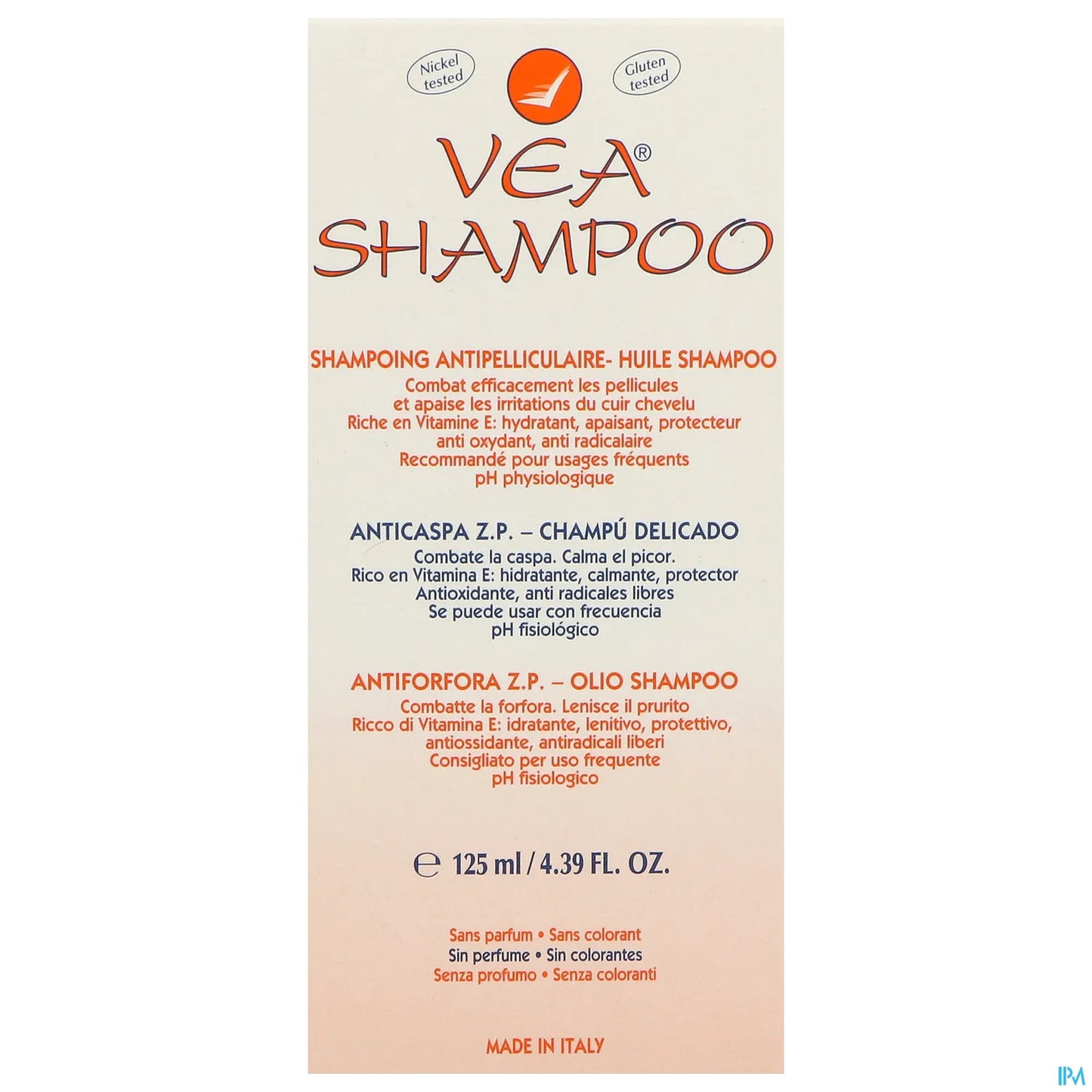 Shampoing Antipelliculaire - Vitamine E - 125 ml