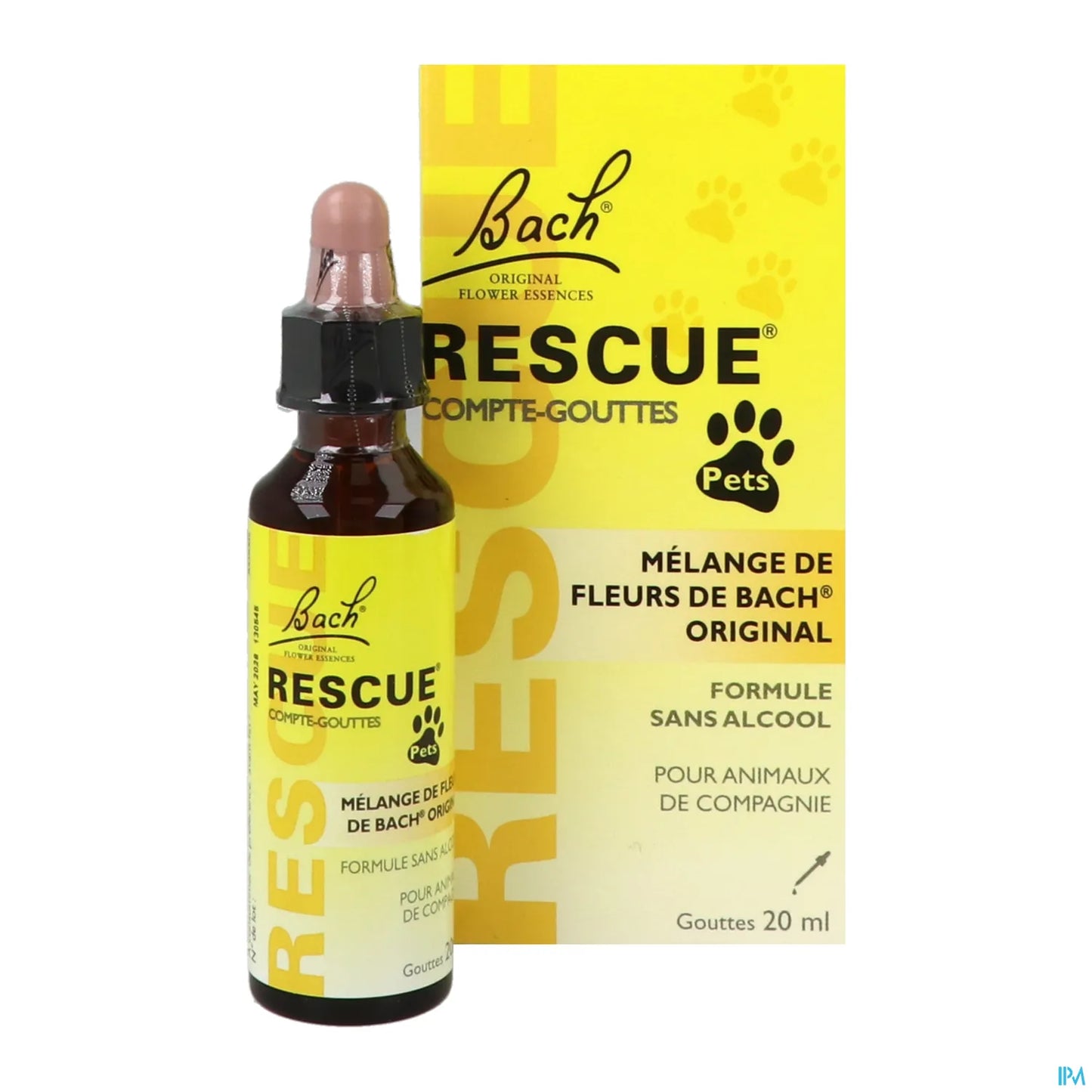 Fleurs de Bach Rescue Pets Compte-Gouttes 20Ml