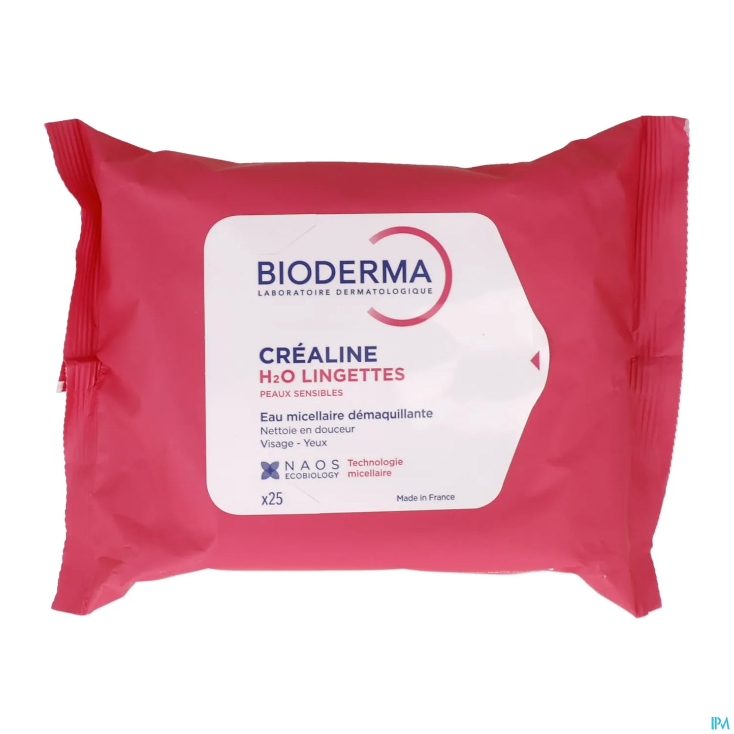 Crealine H2O Lingettes 25 unités