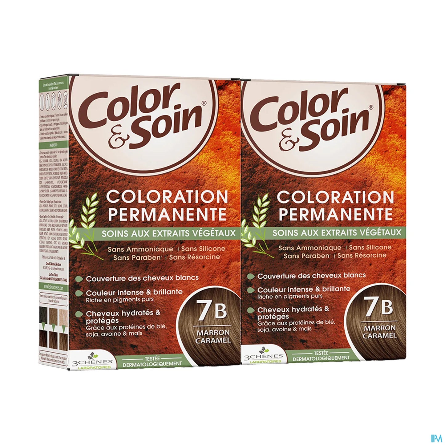 Color Soin Marron Caramel 7B Boîte 60 mL 60 mL 15 mL