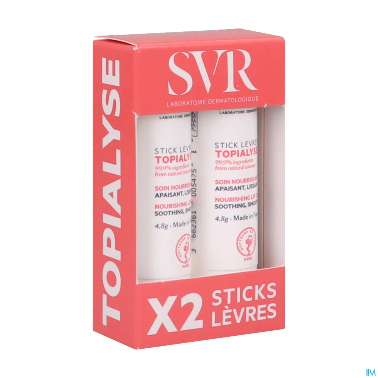 Stick Lèvres Végétal 2 x 4 g