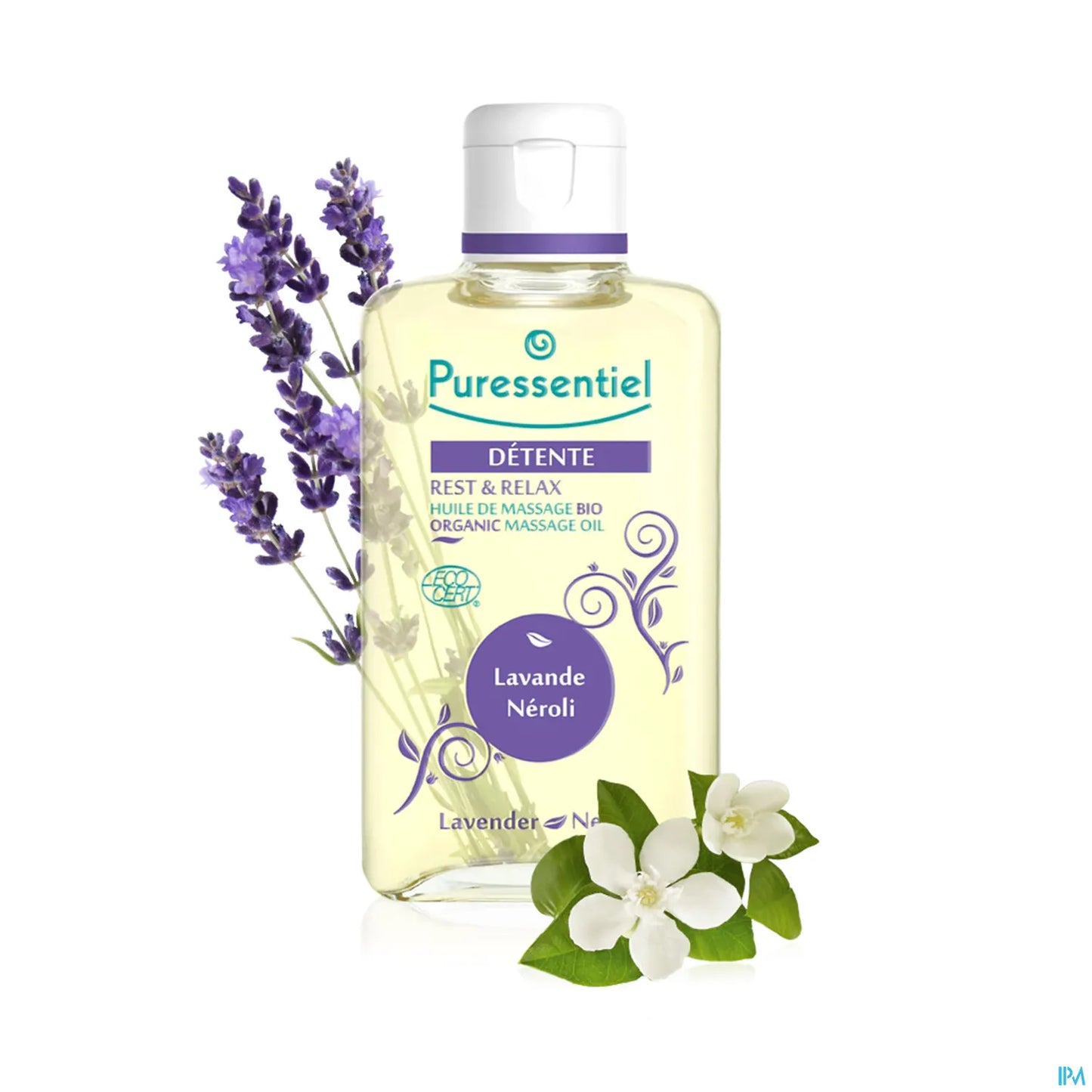 Detente Huile de Massage Bio Lavande Neroli 100ml