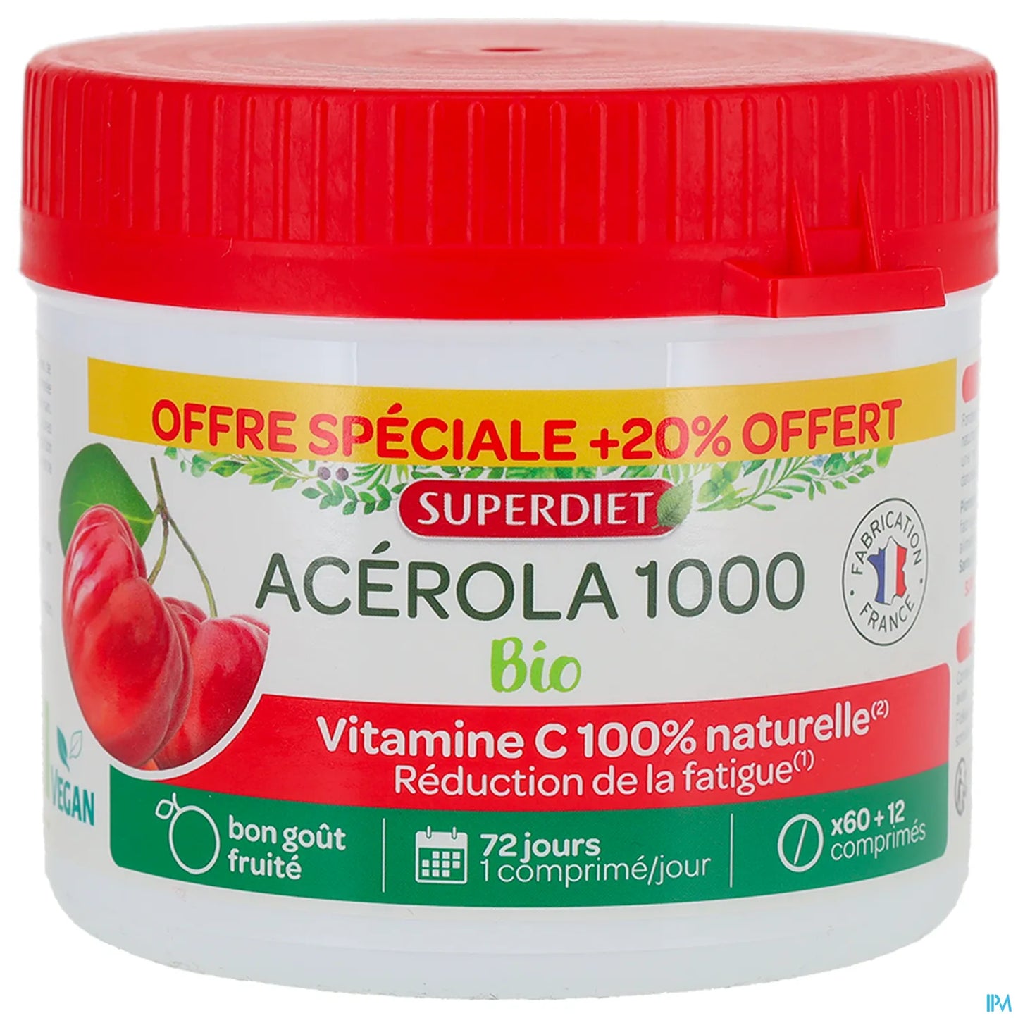 Acerola 1000 Bio Maxipot 60+12 Compresse Masticabili