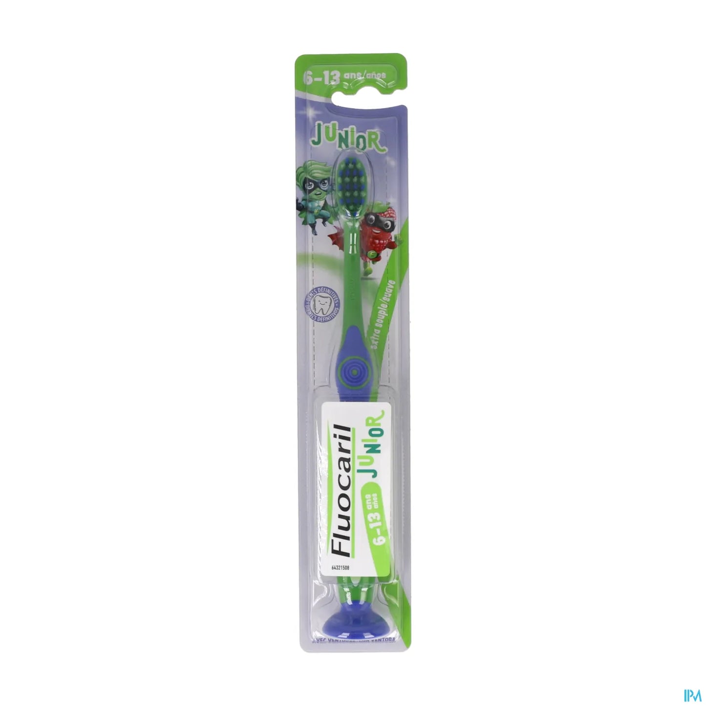 Fluocaril Brosse à Dents Junior 6 à 13 Ans Extra Souple 1 unité