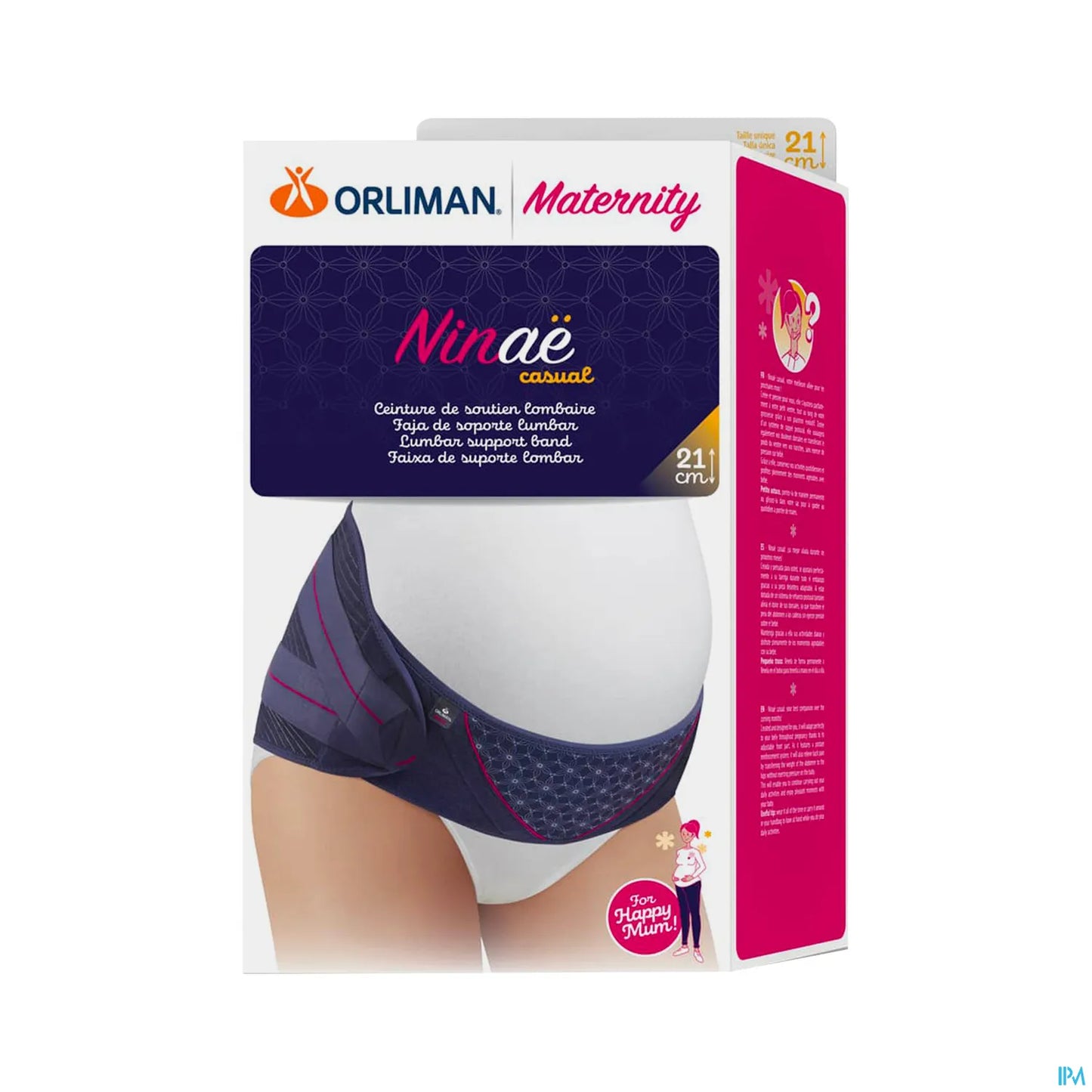 Ceinture Maternité Lombaire 26 cm Taille Unique