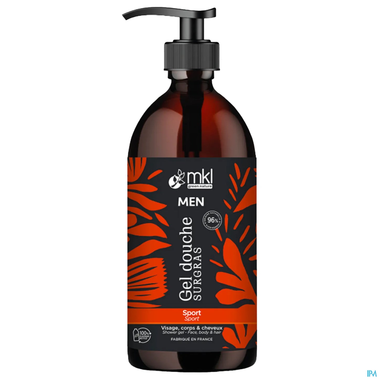 Green Nature Men Sport Surgras Gel doccia 1L