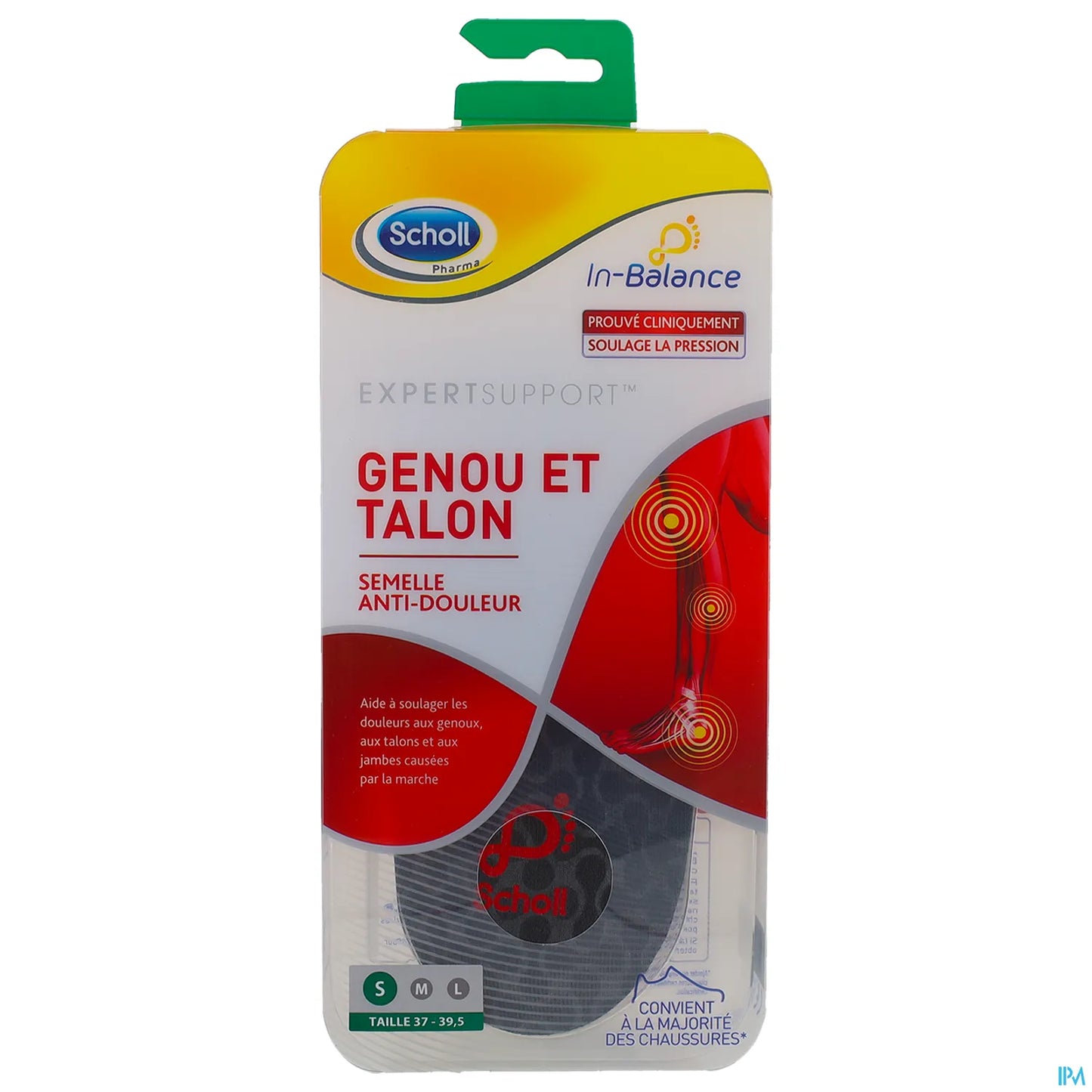 Semelles Anti-Douleur Genou et Talon Taille 37-39.5