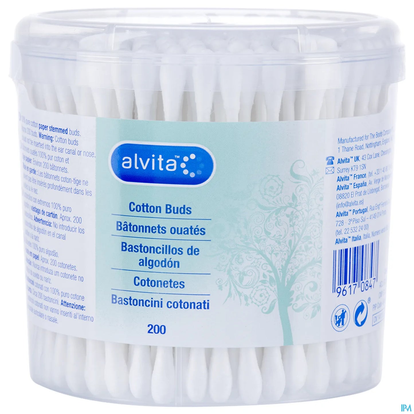 Coton-Tige Bout-Net Papier Boîte de 60