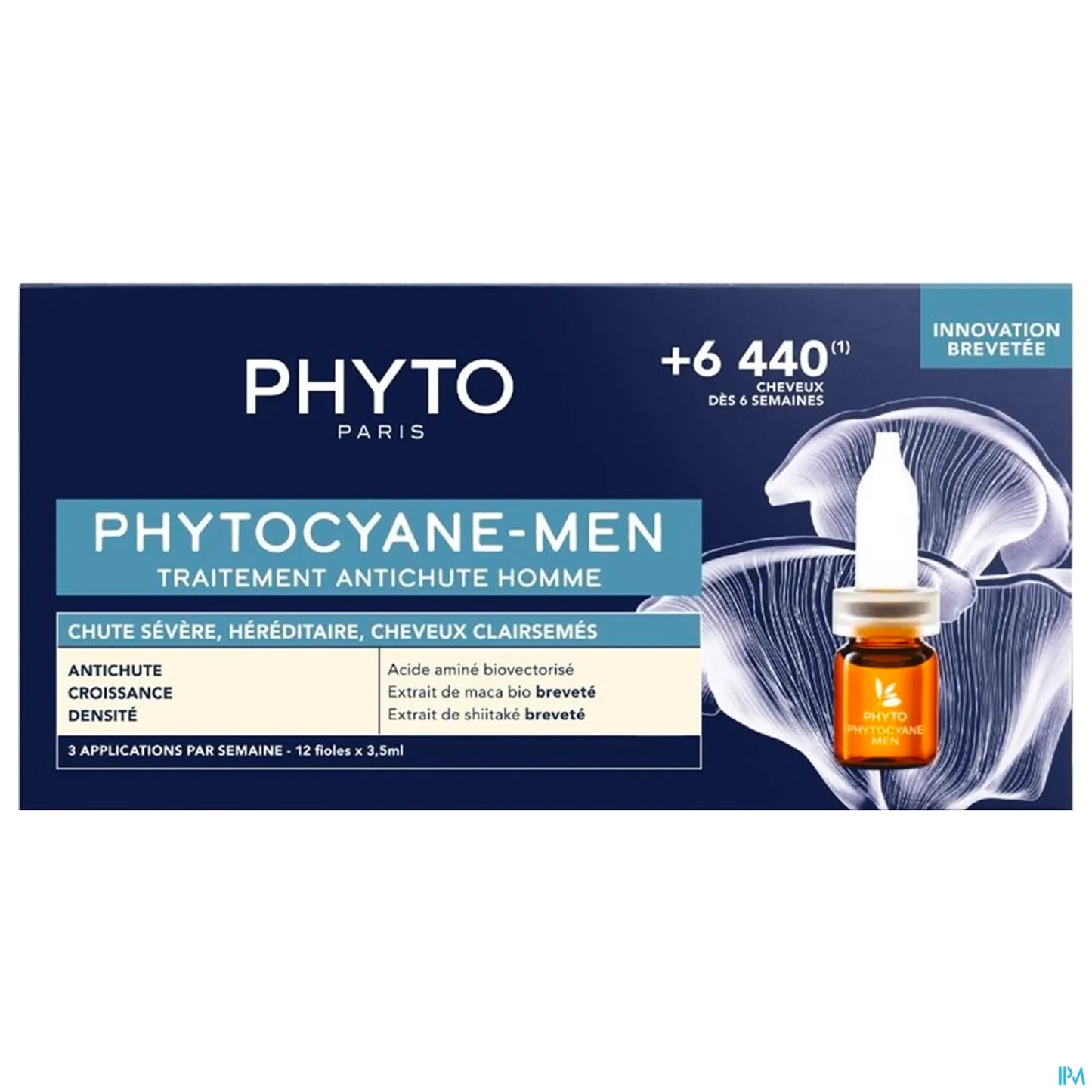 PhytoCyane Traitement Anti-Chute Homme 12x3,5ml