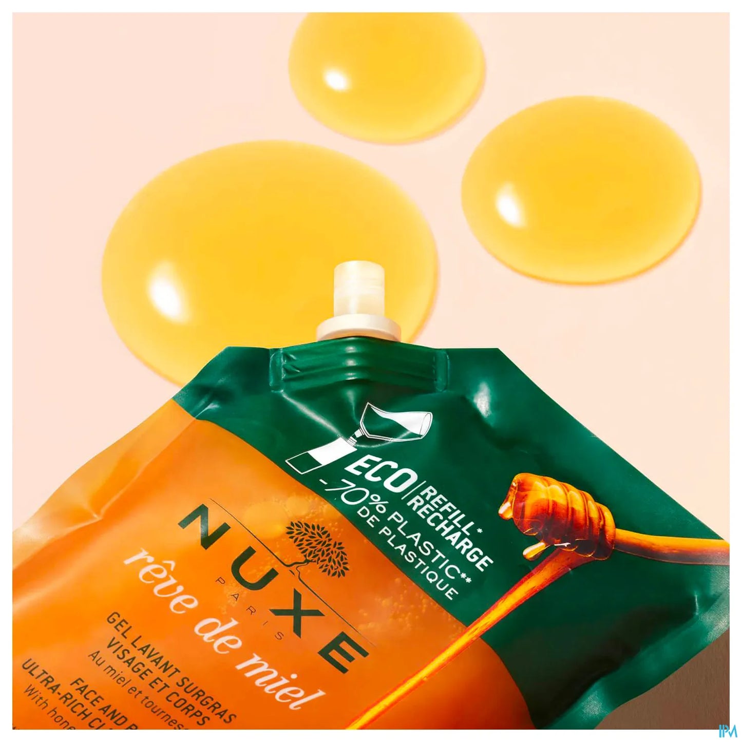 Rêve de Miel Gel Lavant Surgras Eco-Recharge 400 Ml