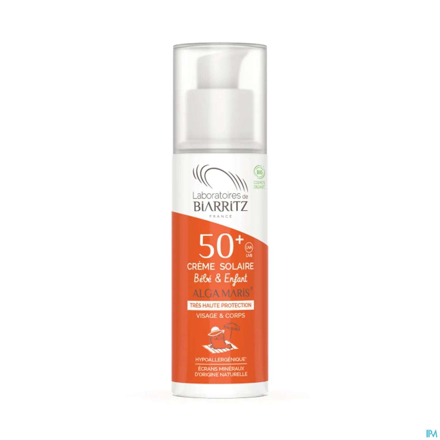 Crème Solaire Bébé & Enfant SPF50 Flacon-Pompe 100ml