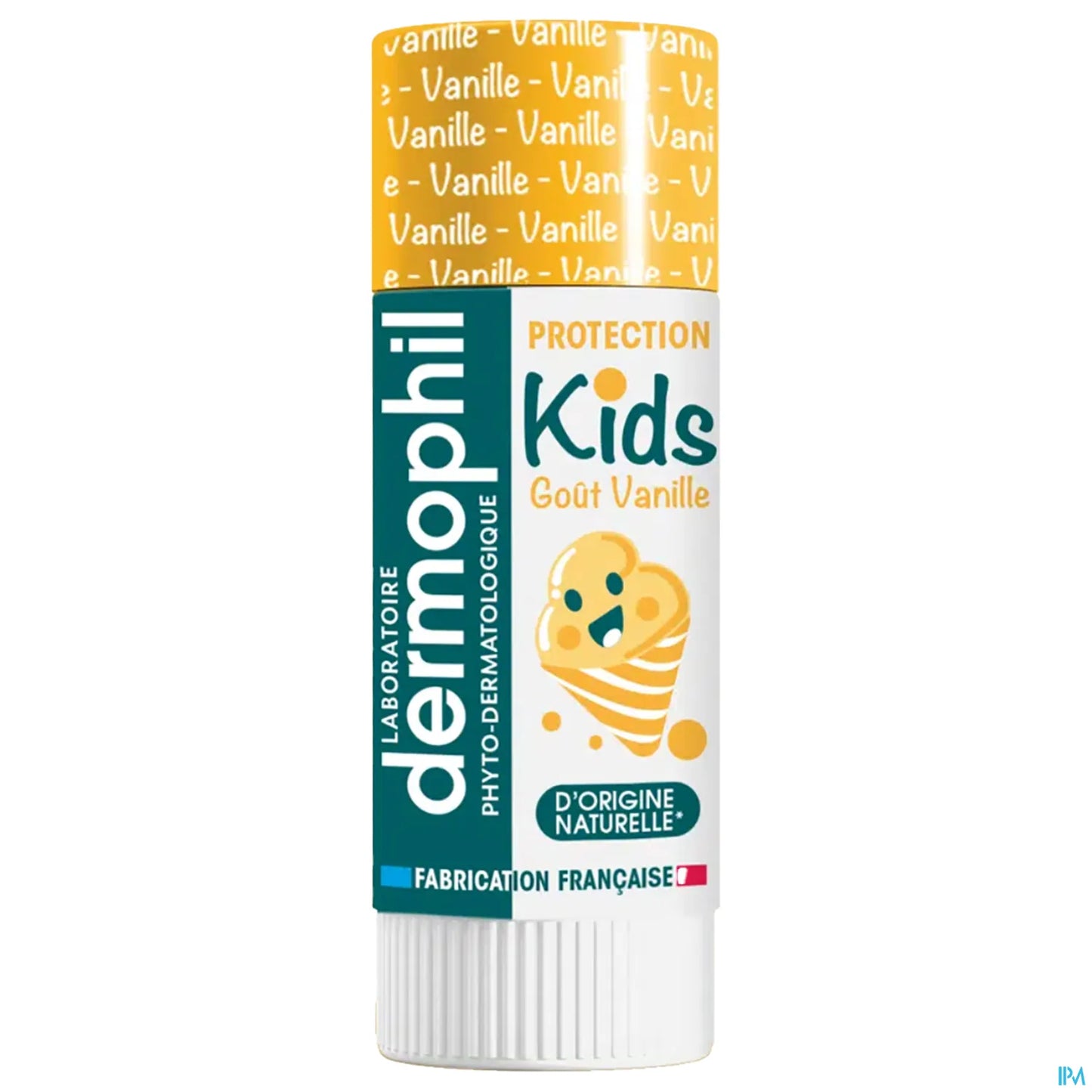 Indien Phyto Kids Vanille Stick Lèvres Protection 4g