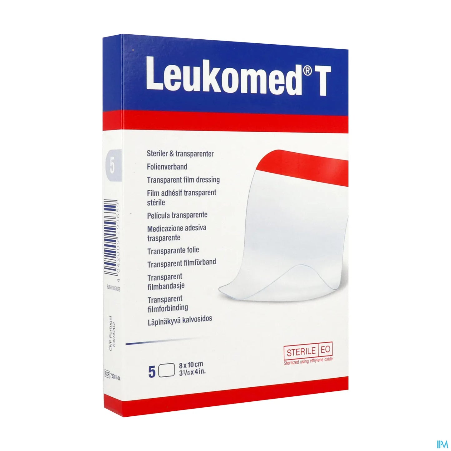 Pansement Transparent Adhésif 8 cm x 10 cm Boîte de 5