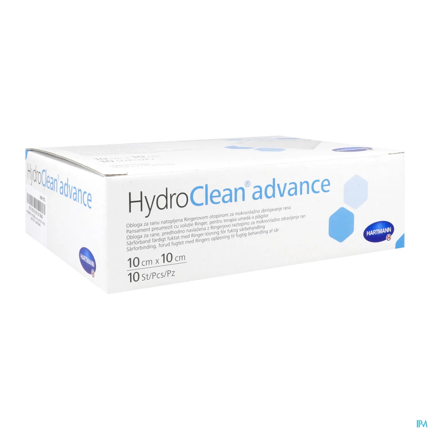 HydroClean Advance Pansement 10x10 cm Boîte de 10