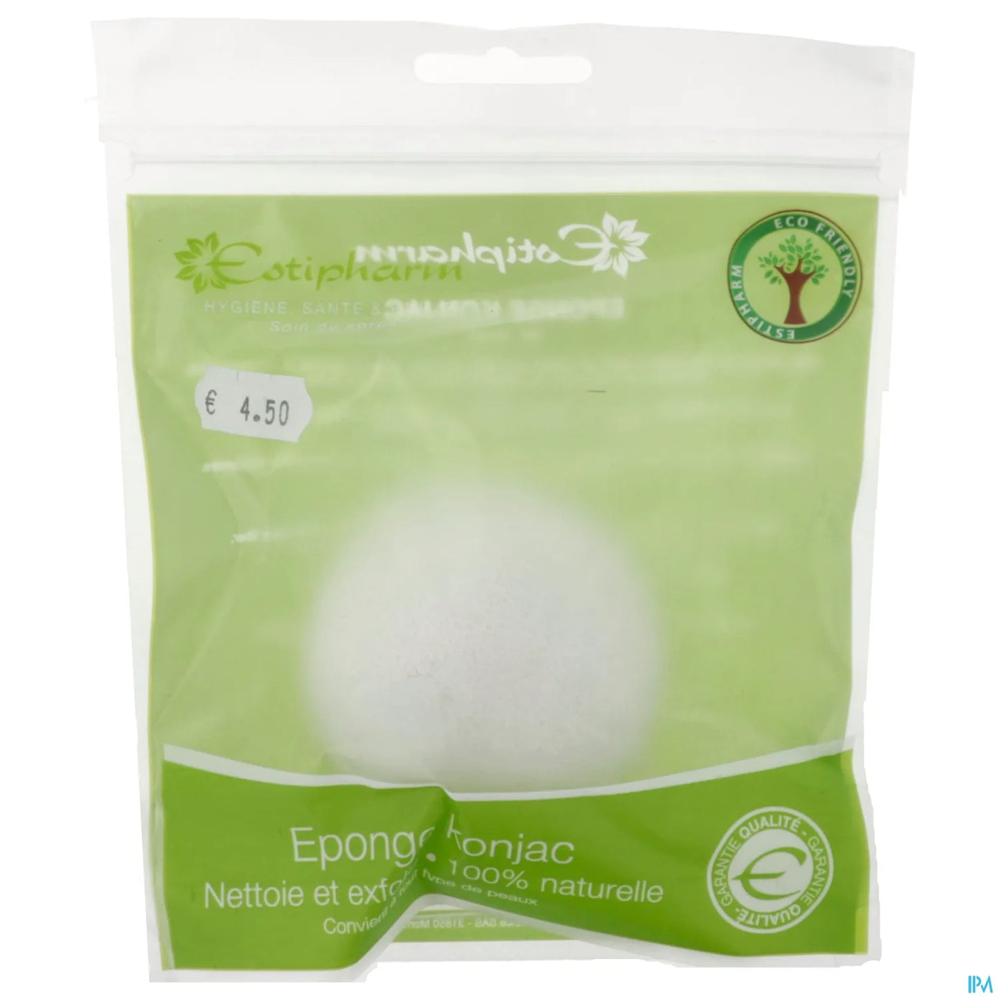 100% Natural Konjac Sponge 1 Unit