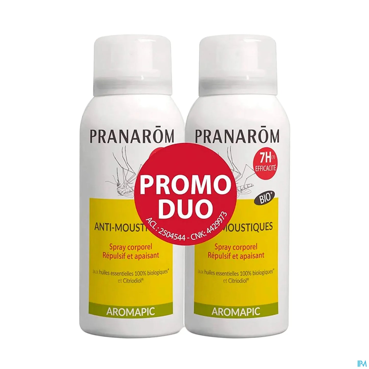 Spray repellente per zanzare biologico 2 x 75 ml