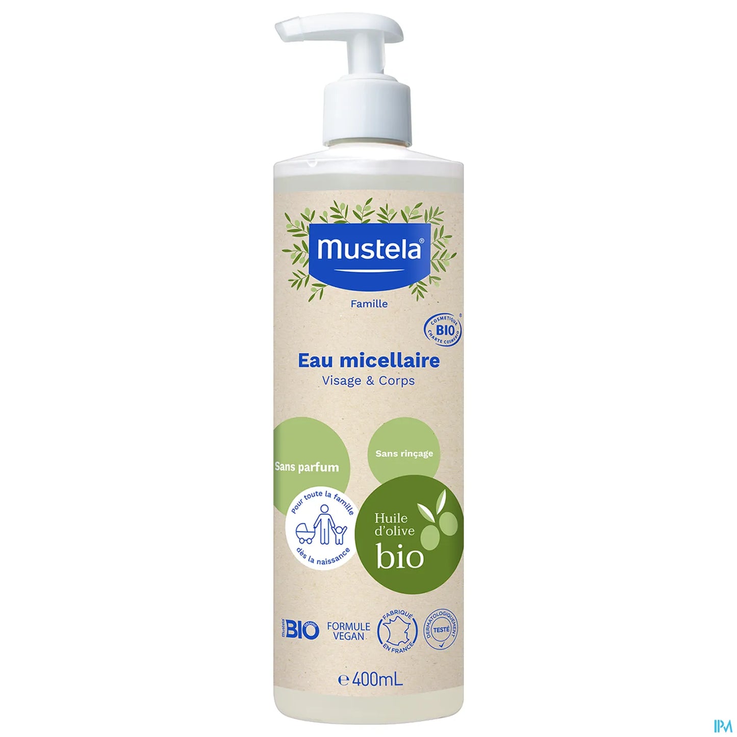 Bio Eau Micellaire Sans Rinçage 400ml
