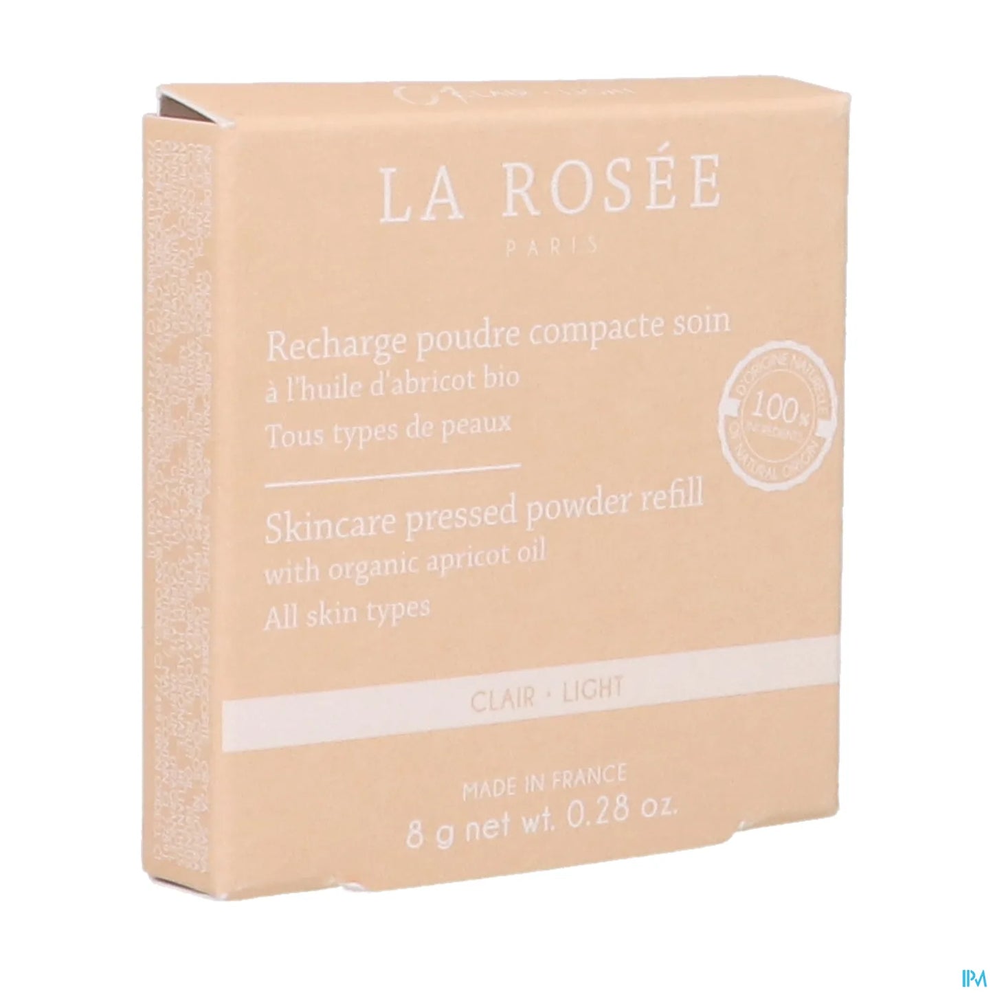 La Rosée Recharge Poudre Compacte Clair 01 8 g