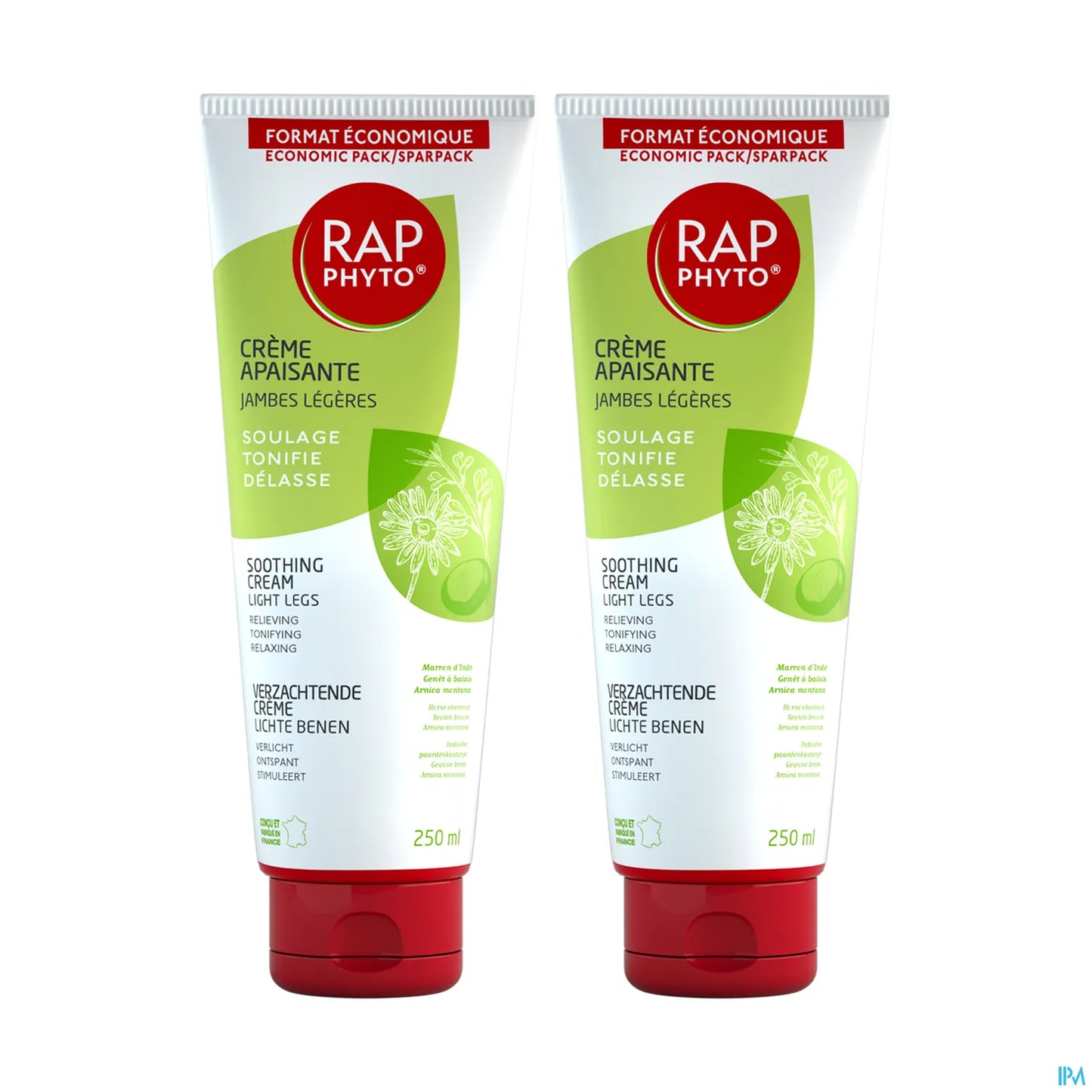Crème Apaisante Jambes Légères 2 x 100 ml
