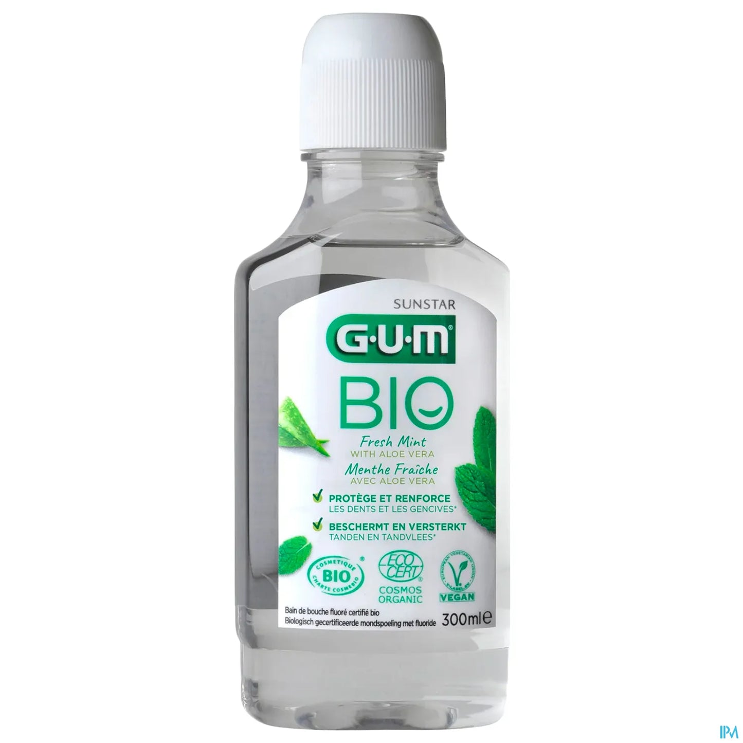 G.U.M Bio Bain de Bouche Menthe Fraîche Aloe Vera 300ml