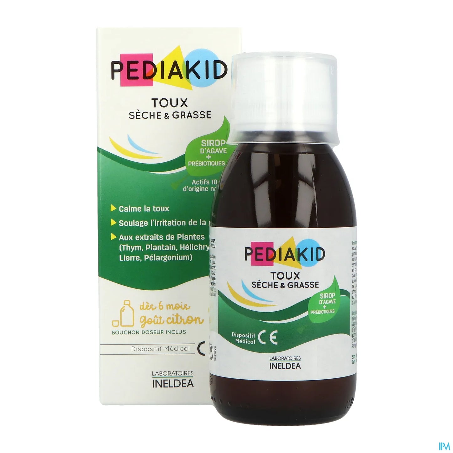 Ineldea Pediakid Dry and Chesty Cough Syrup 125ml