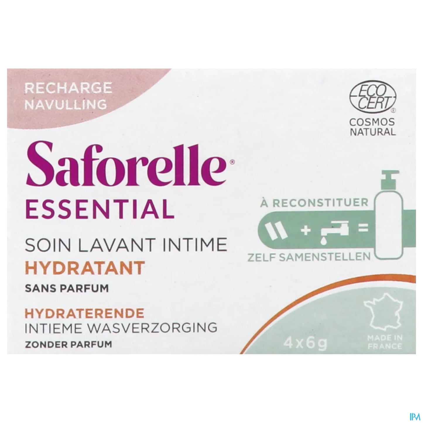 Soin Lavant Hydratant à Reconstituer Boîte de Recharge 4 Bâtonnets