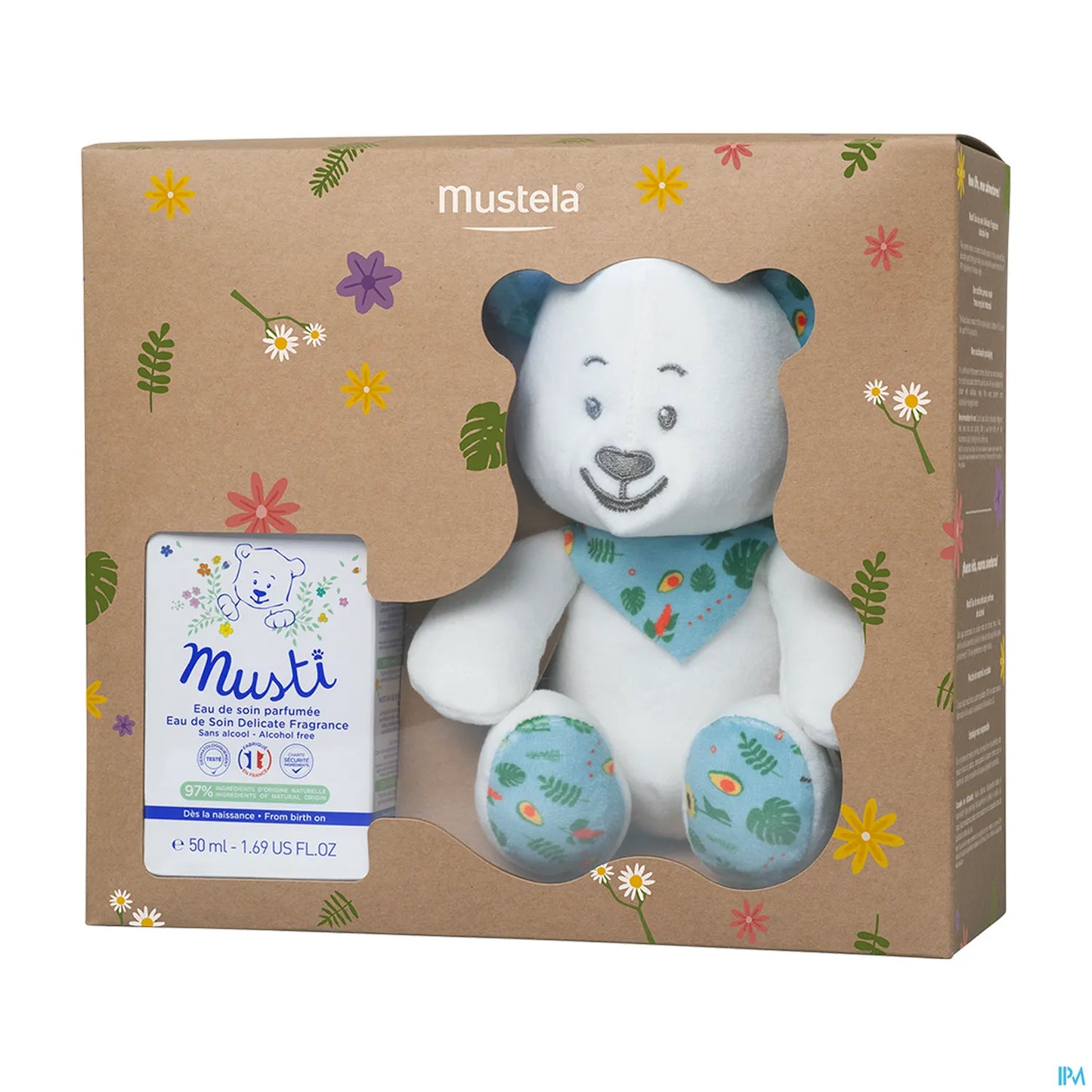 Coffret Musti Eau De Soin 50 ml + Doudou Peluche