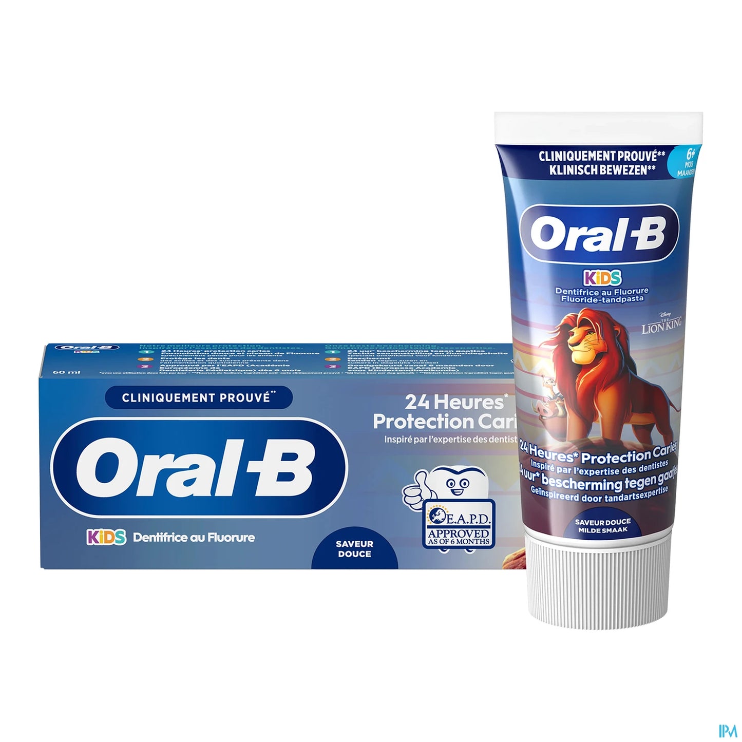 Oral B Kids Dentifrice Roi Lion 6 Mois et Plus 60 mL