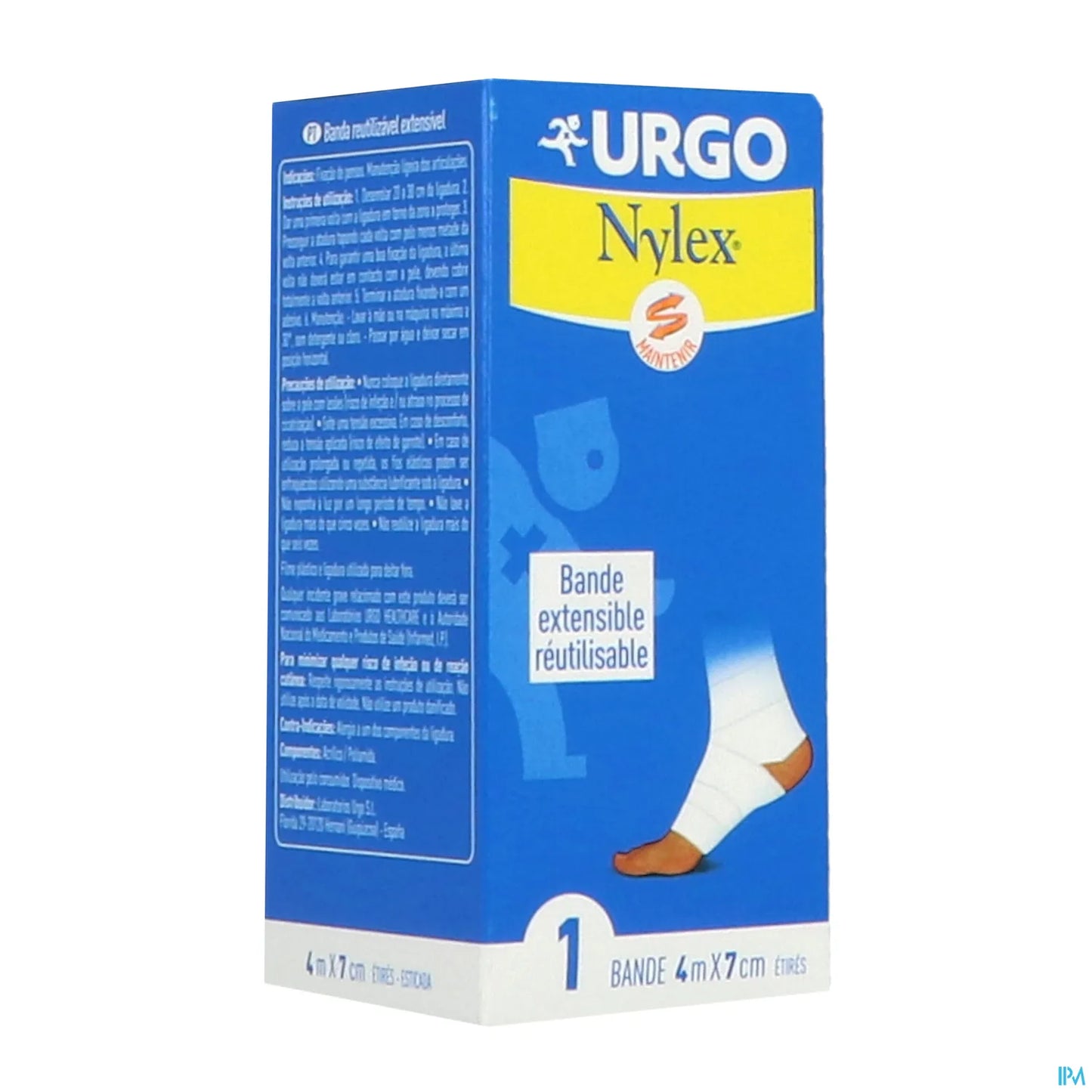 Bande Extensible Blanc 7 cm x 4 m