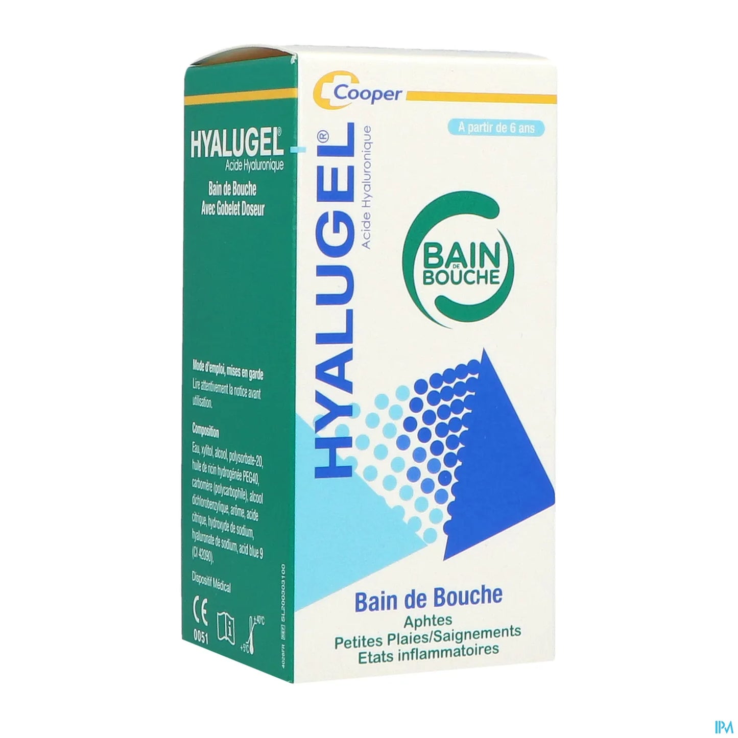 Bain De Bouche 100 ml Acide Hyaluronique