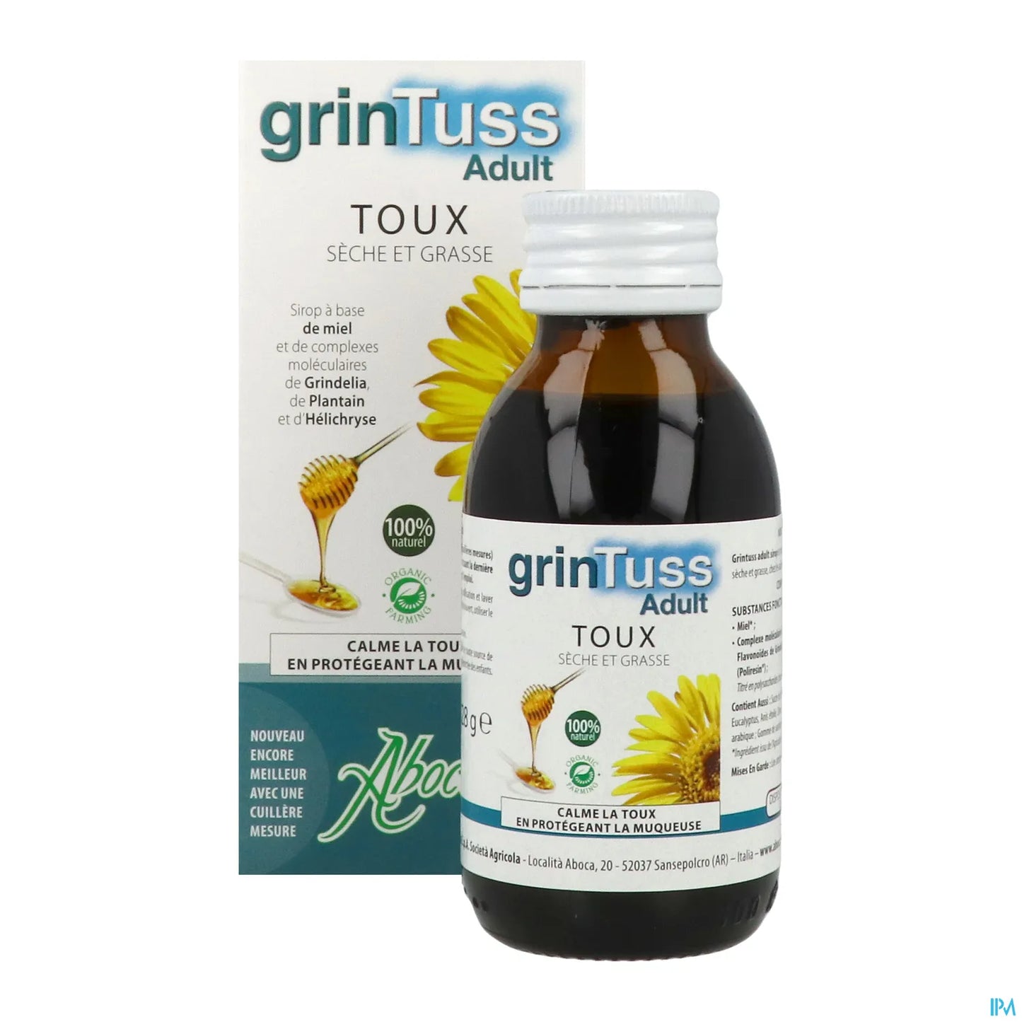GRINTUSS Sciroppo per la tosse secca e grassa per adulti 128 g