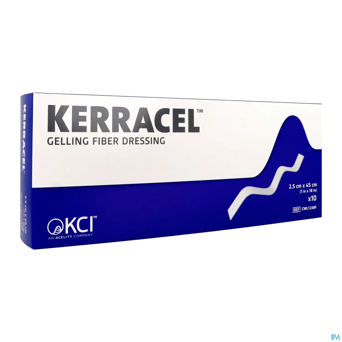 Kerracel Gelling Fiber Wick Dressing 2,5x45cm 10 unità