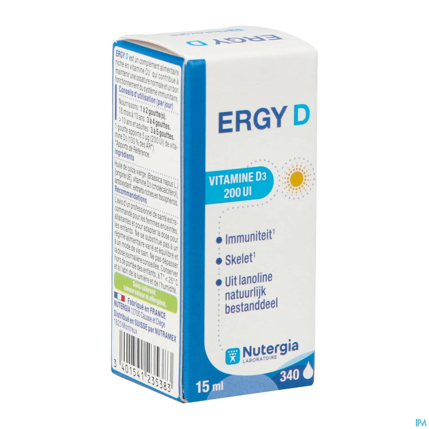 Ergy D Gouttes 15 mL
