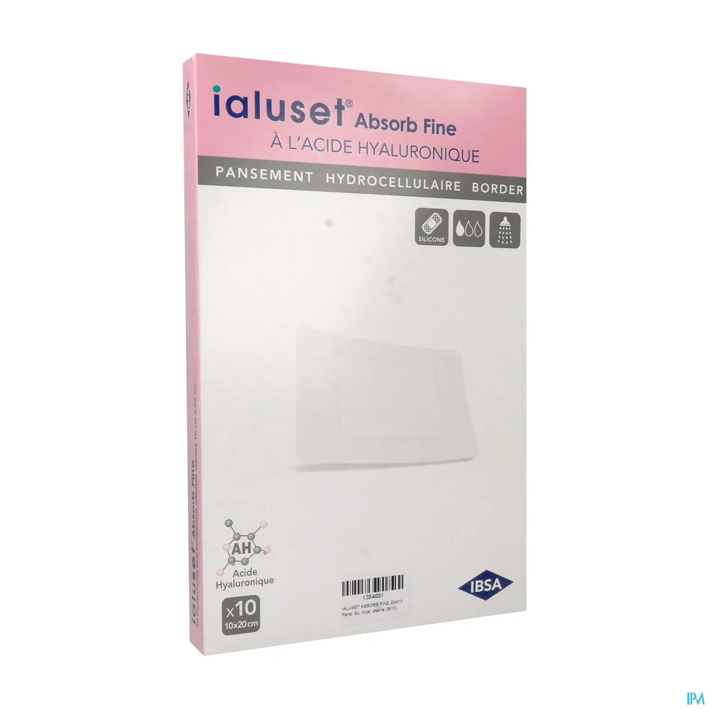 Pansement Hydrocellulaire Absorb Fine 10x20 cm Boîte de 10