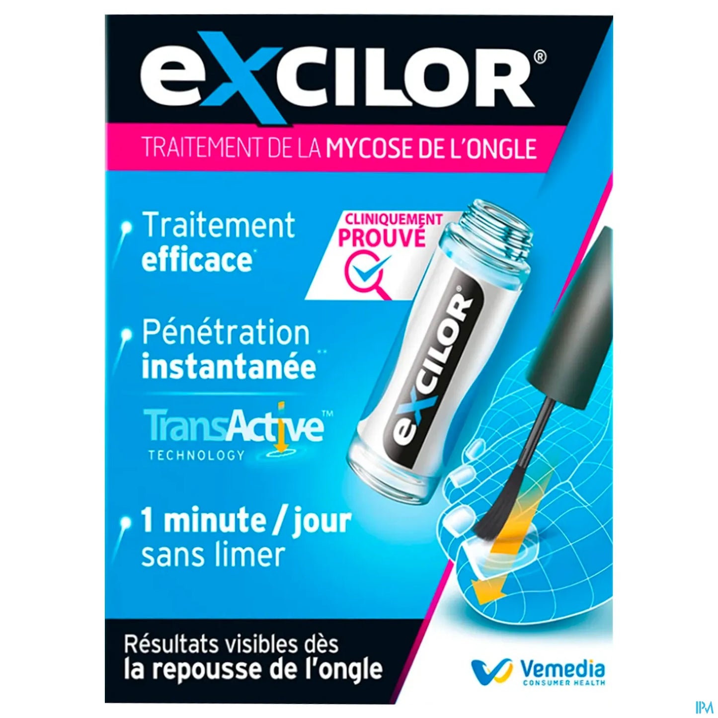 Excilor Traitement Mycose de L'Ongle 3,3 Ml