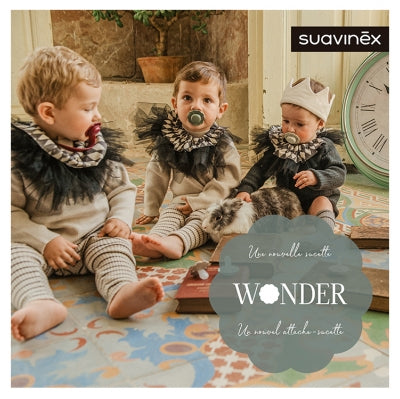 Wonder Lagoon Blue Silicone Pacifier Clip